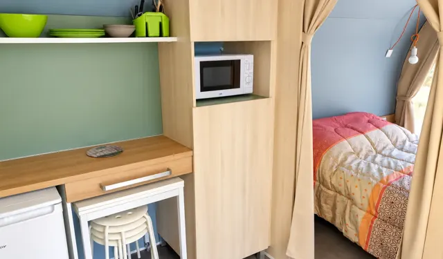 Die Ausstattung und ein Blick ins Schlafzimmer
