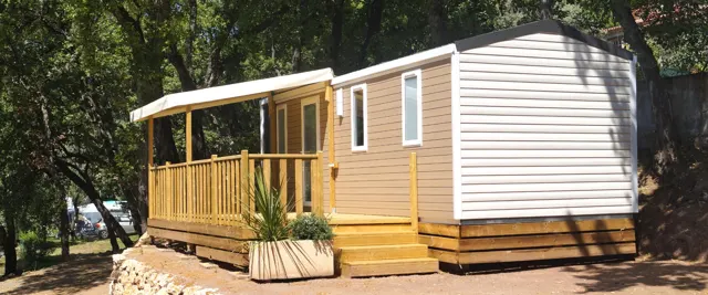 Chalet- und Mobilheimvermietung auf Camping Les Philippons