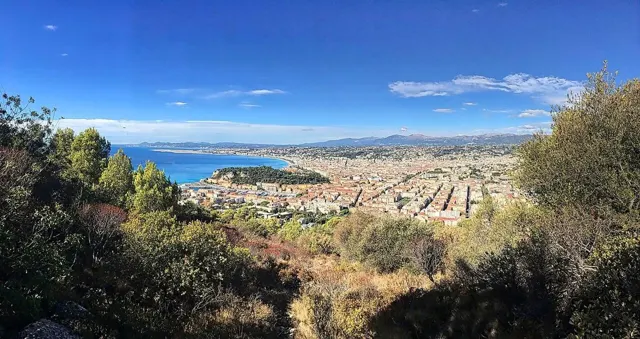 Die Baie des Anges in Nizza Bildnachweis